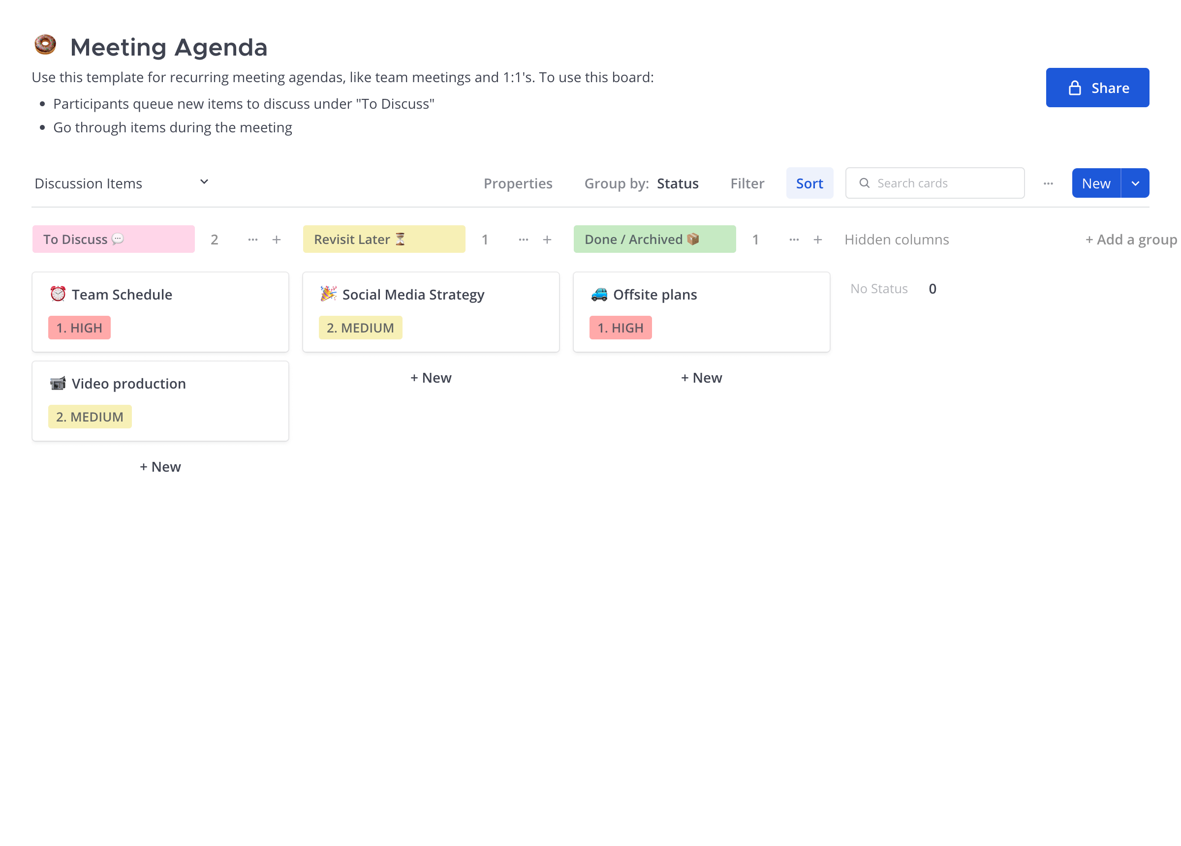 Meeting Agenda Template